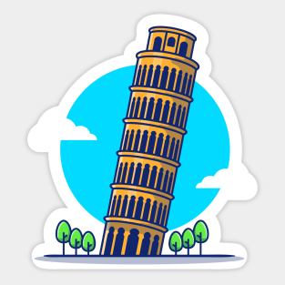 Tower Of Pisa Sticker